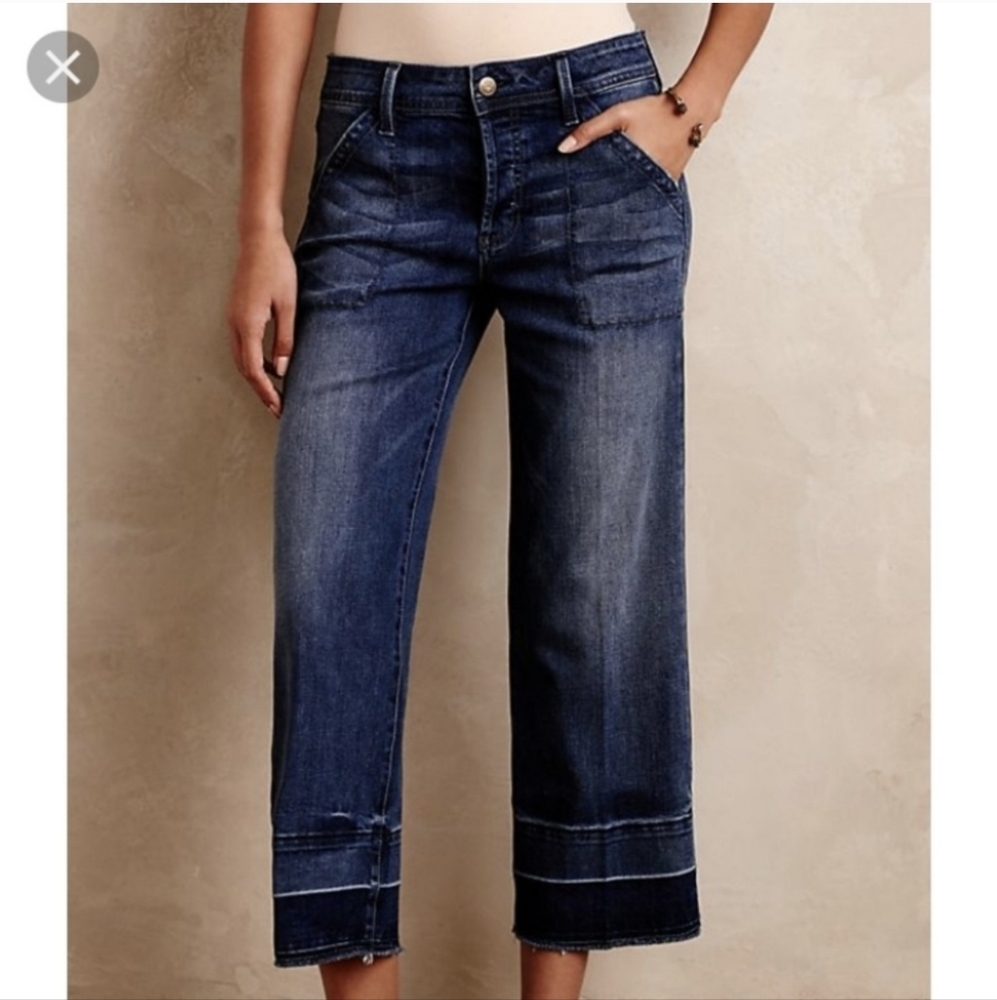 Level 99 Wide Leg Gaucho Jeans